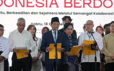 Menag Bacakan Deklarasi Perdamaian dalam Doa Bersama Lintas Agama